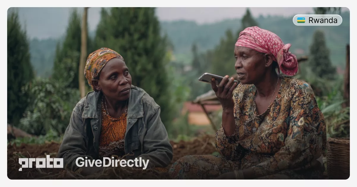 How GiveDirectly is using Proto to bring AI to rural Rwanda – in Kinyarwanda